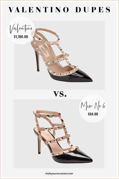 valentino heels dupe